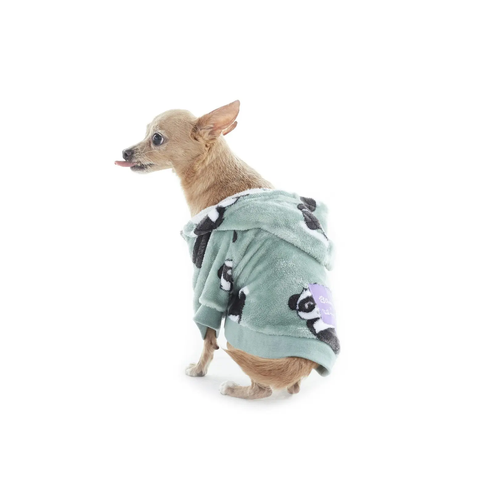 Charlie's Uggo Pand-UH! Dog Hoodie Sage Extra Small