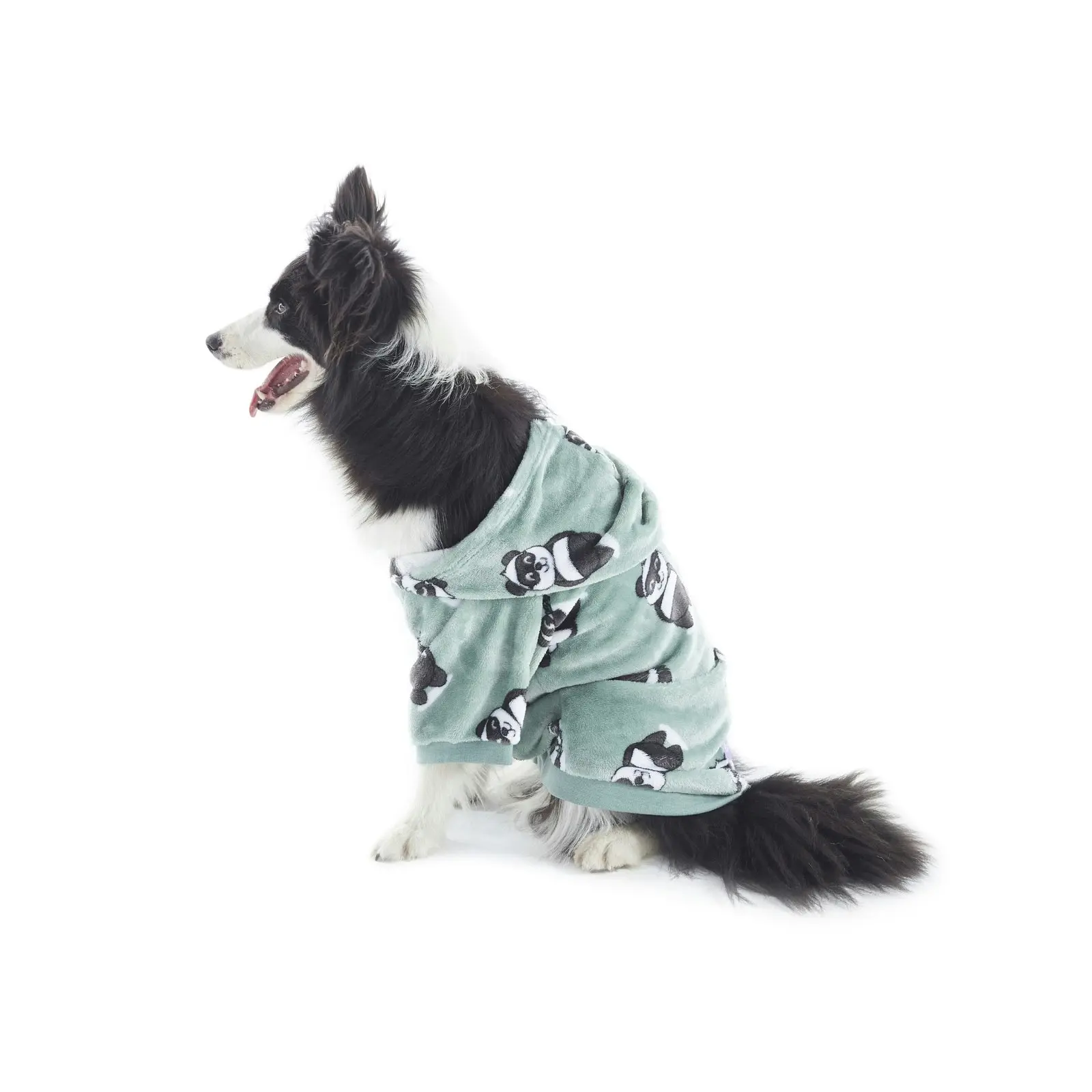 Charlie's Uggo Pand-UH! Dog Hoodie Sage Medium