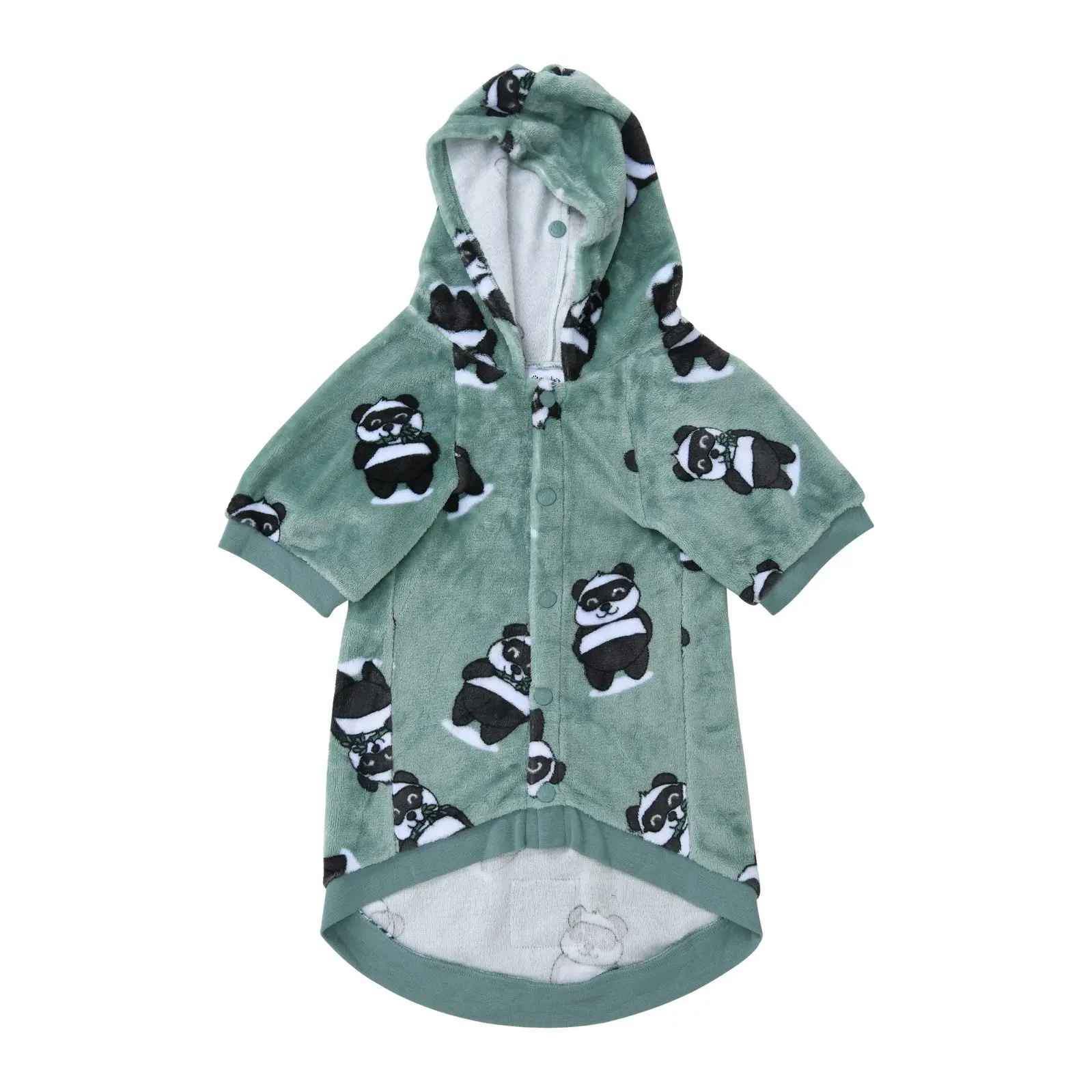 Charlie's Uggo Pand-UH! Dog Hoodie Sage Medium