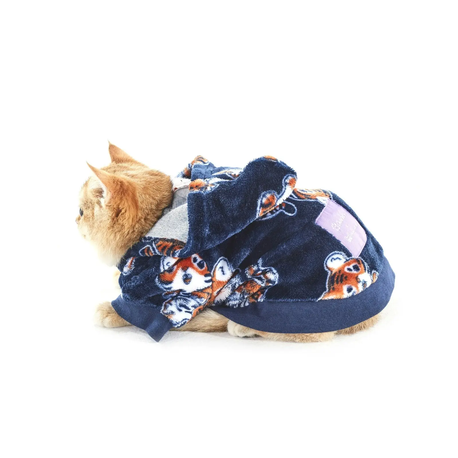 Charlie's Uggo Tig-AWR Dog Hoodie Navy Extra Small