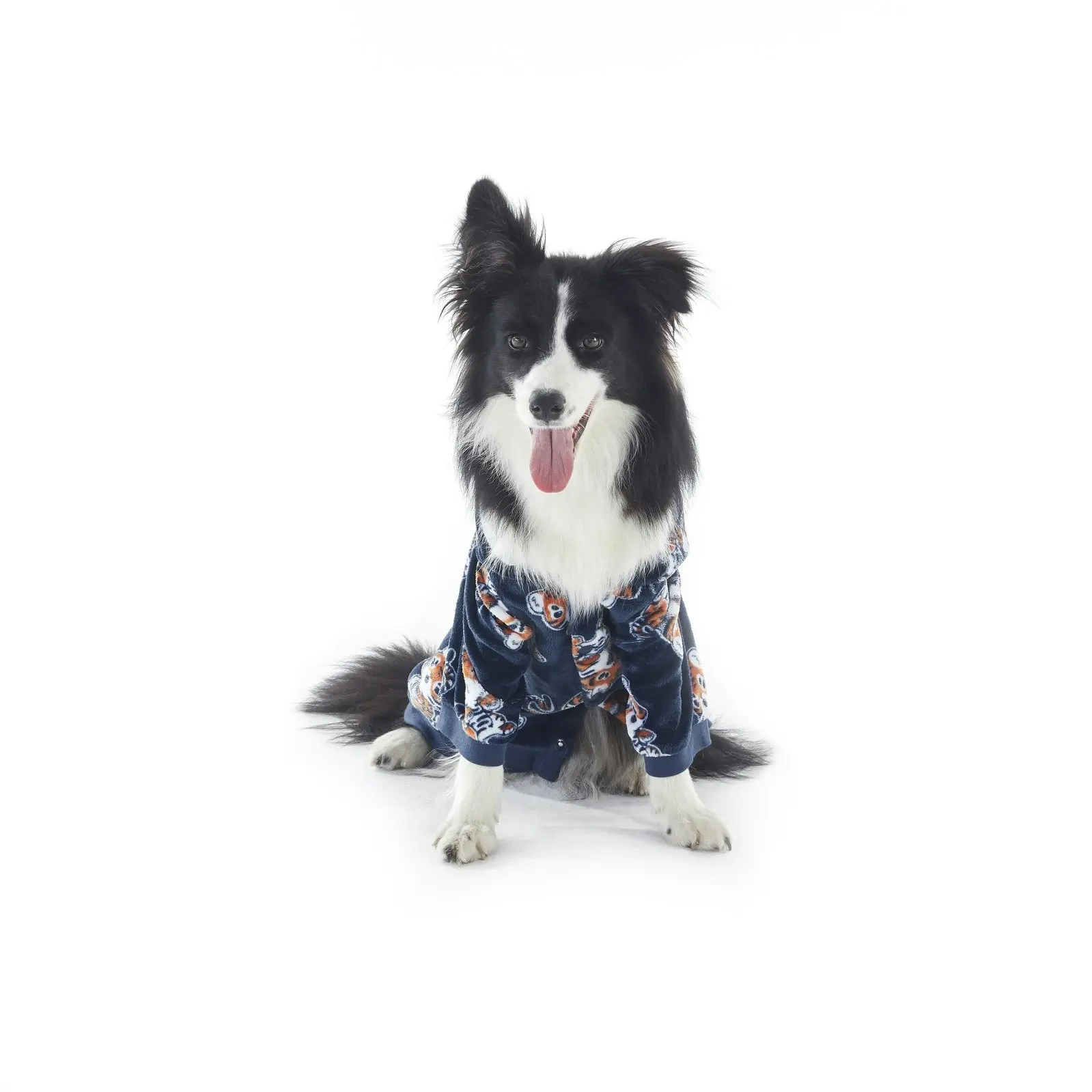 Charlie's Uggo Tig-AWR Dog Hoodie Navy Medium