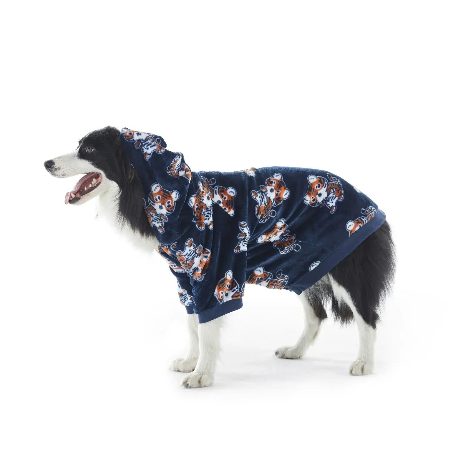 Charlie's Uggo Tig-AWR Dog Hoodie Navy Medium