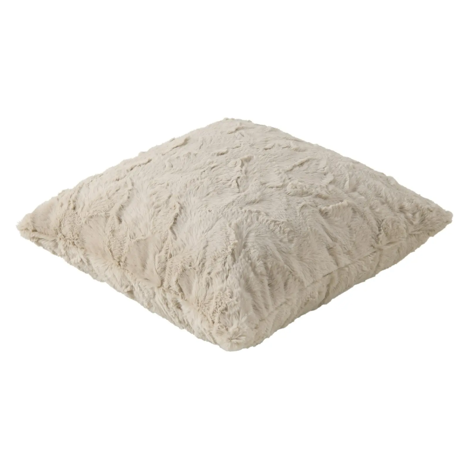 Cadence & Co. Maya Faux Fur Cushion Cream 45x45cm