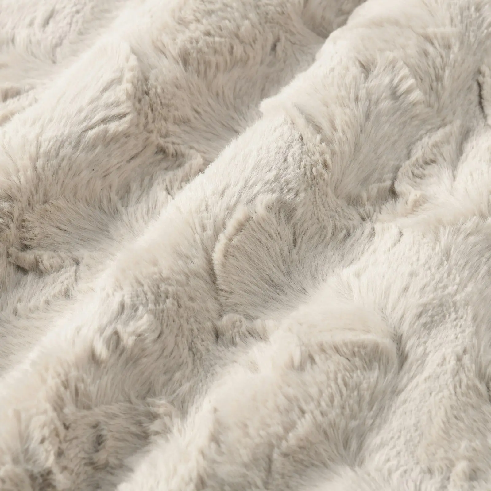 Cadence & Co. Maya Faux Fur Cushion Cream 45x45cm