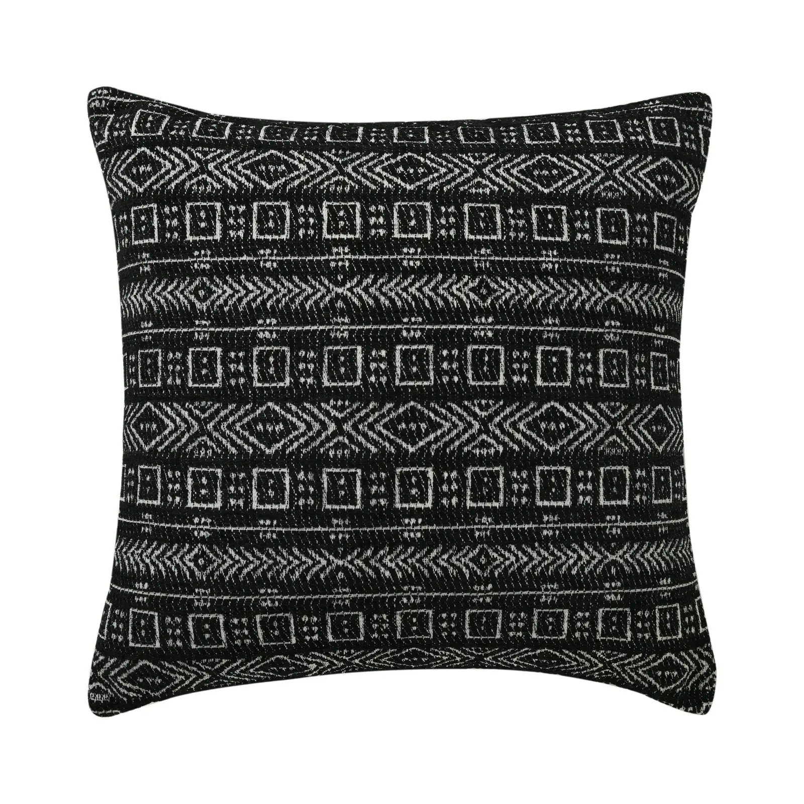 Cadence & Co. Antalya Chenille Cushion Black 45x45cm