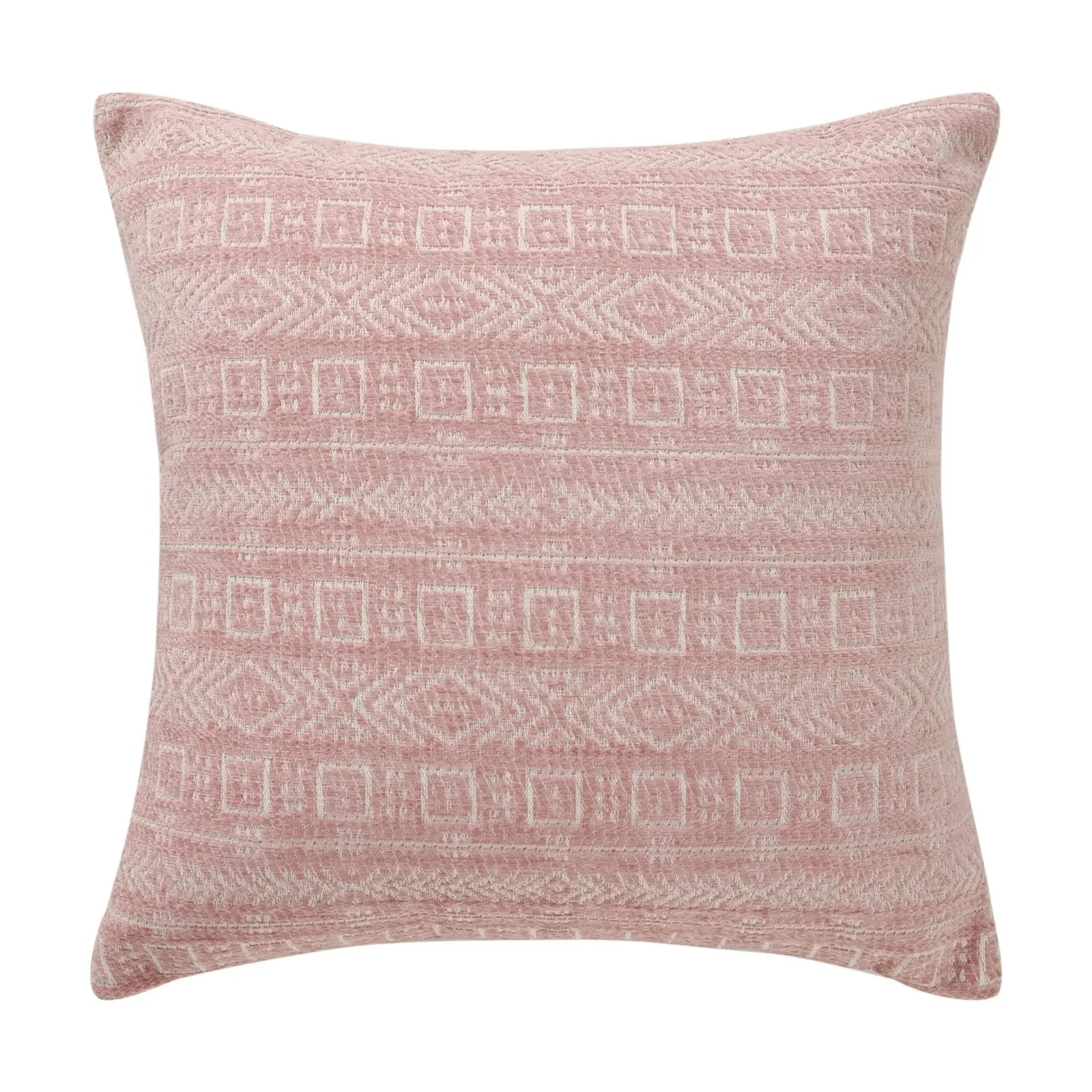 Cadence & Co. Antalya Chenille Cushion Pink 45x45cm