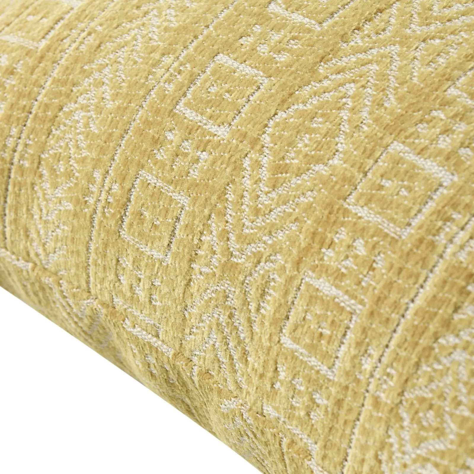 Cadence & Co. Antalya Chenille Cushion Ochre 45x45cm