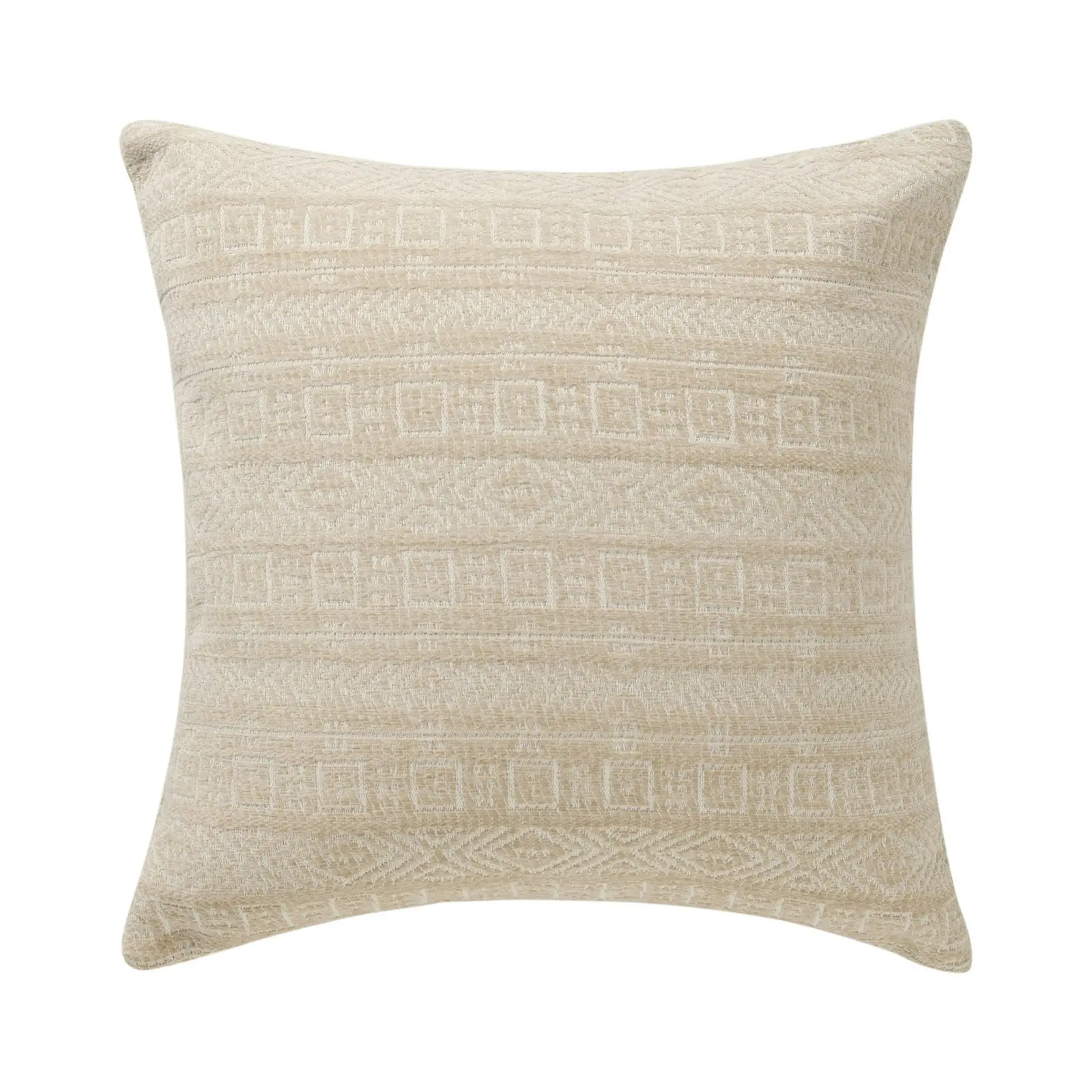 Cadence & Co. Antalya Chenille Cushion Natural 45x45cm