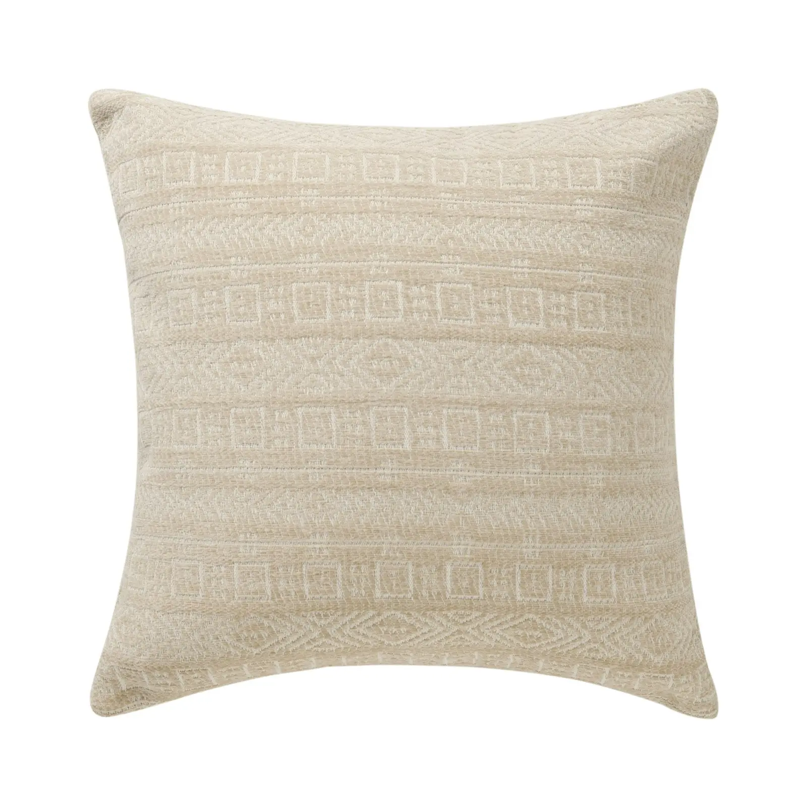 Cadence & Co. Antalya Chenille Cushion Natural 45x45cm