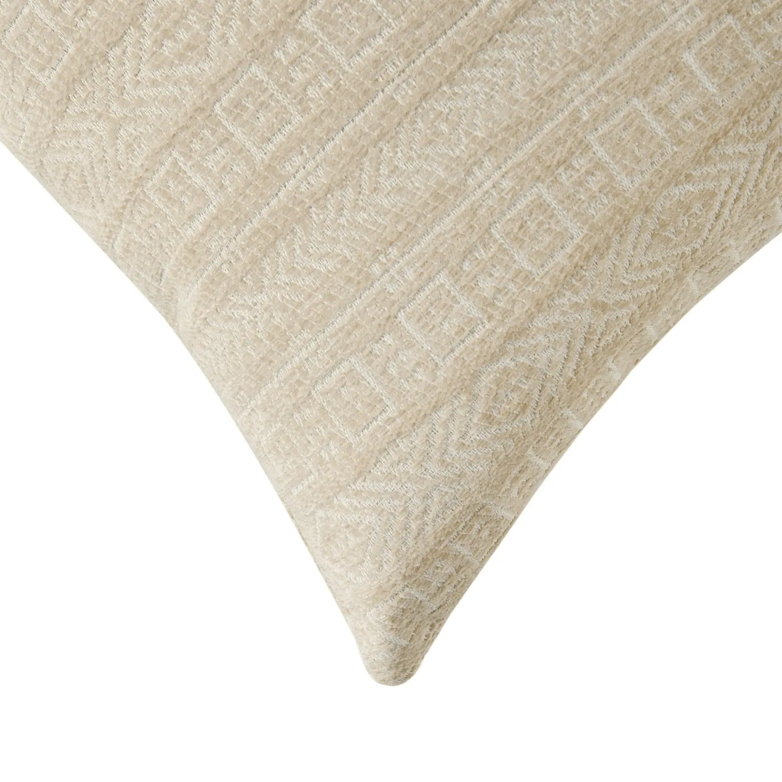 Cadence & Co. Antalya Chenille Cushion Natural 45x45cm