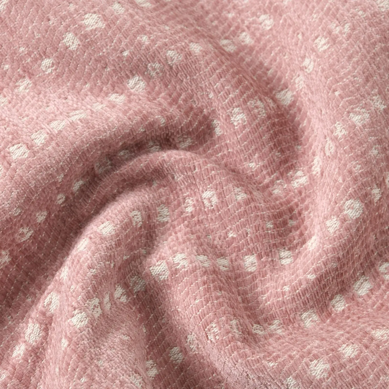 Cadence & Co. Antalyo Chenille Cushion Pink 45x45cm