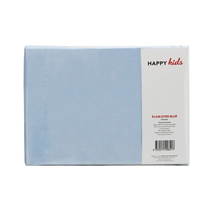 Happy Kids Plain Dyed Microfibre Sheet Set