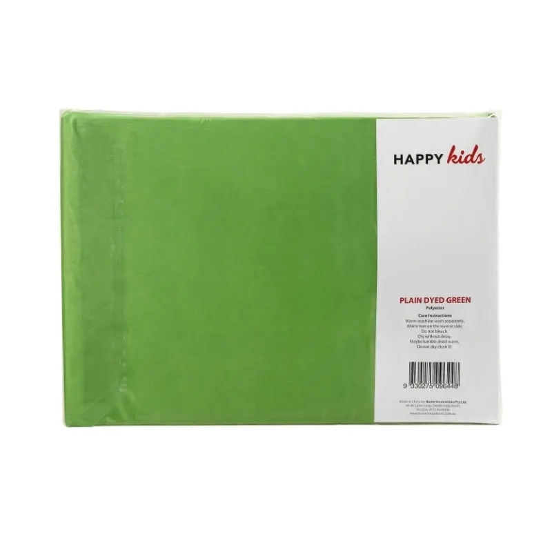 Happy Kids Plain Dyed Microfibre Sheet Set