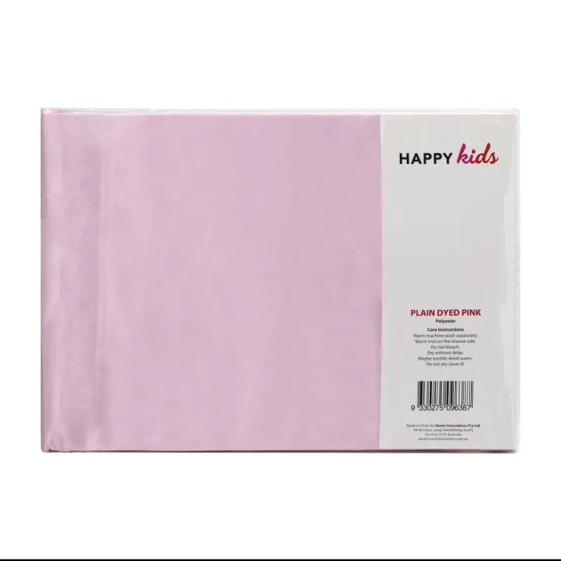 Happy Kids Plain Dyed Microfibre Sheet Set