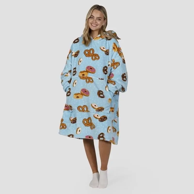 Bambury Hoodet Sweet As Hooded Blanket