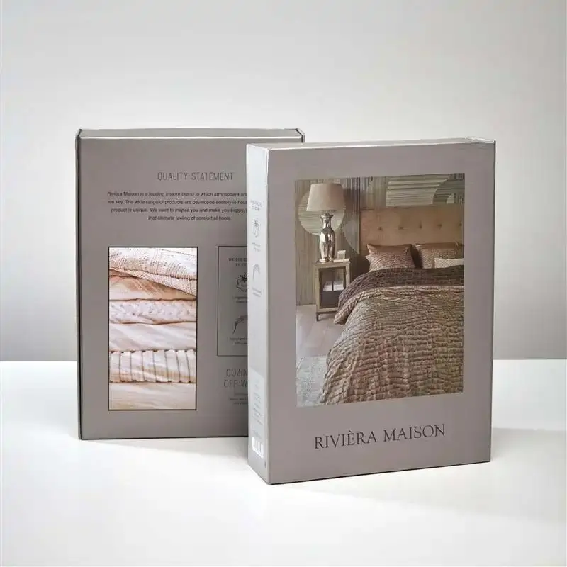 Riviera Maison Elowen Cotton White Quilt Cover Set