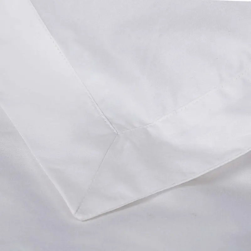 Accessorize Hotel Tailored Deluxe Cotton White Quilt Cover Set