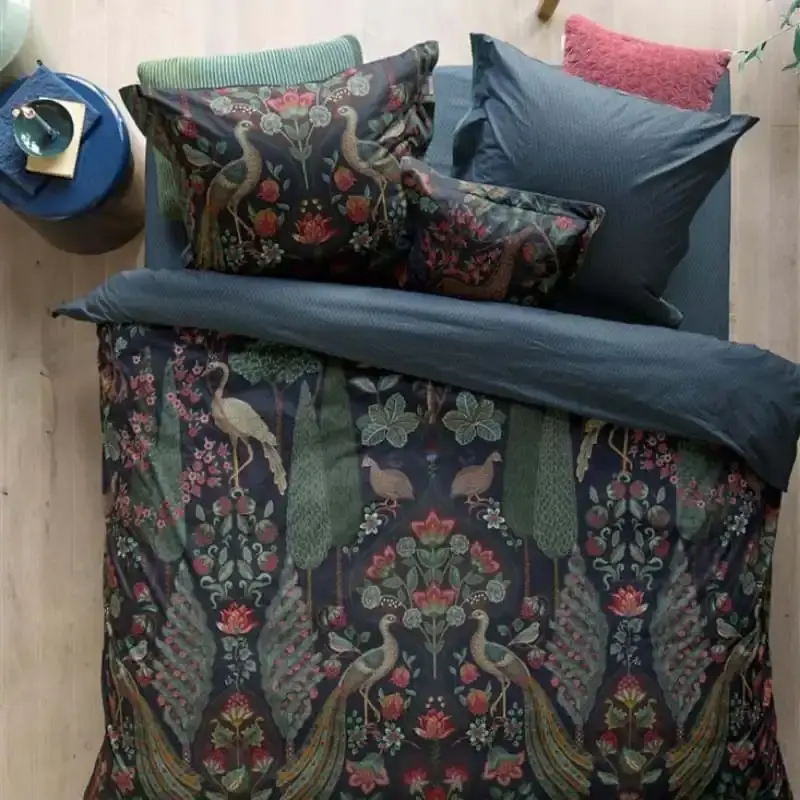 PIP Studio Pavoni Dark Blue Quilt Cover Set