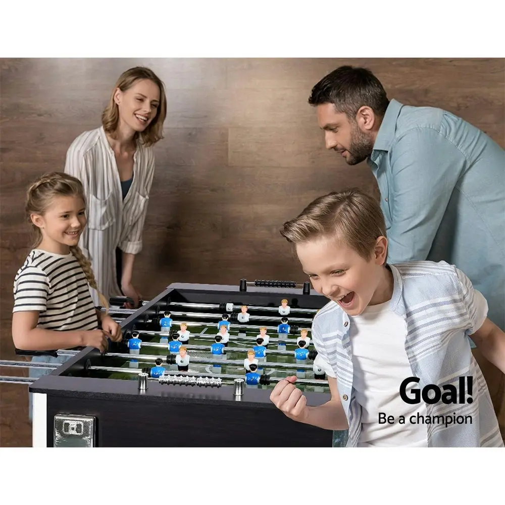 5FT Soccer Table Foosball Football Game Home Family Party Gift Playroom Black