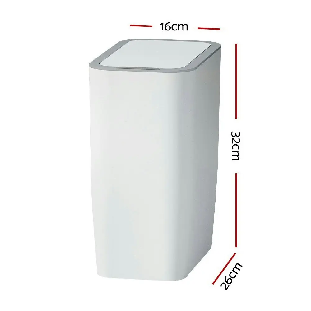 Devanti 9L Motion Sensor Bin Rubbish Automatic White