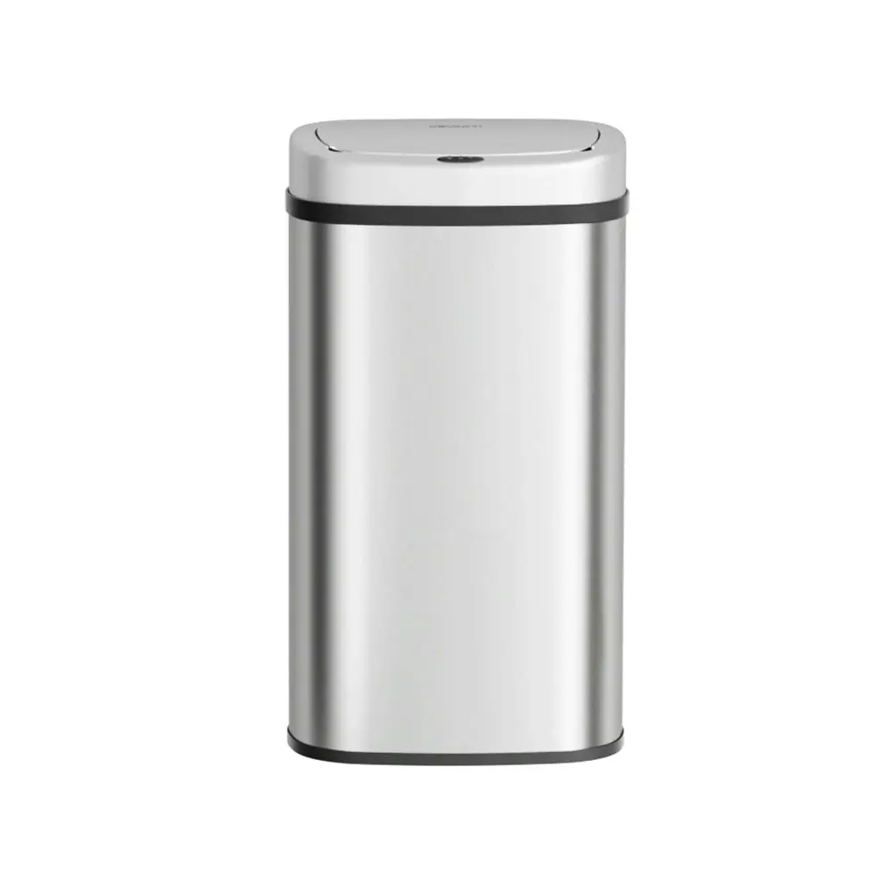 Devanti 60L Sensor Bin Motion Rubbish Automatic Silver