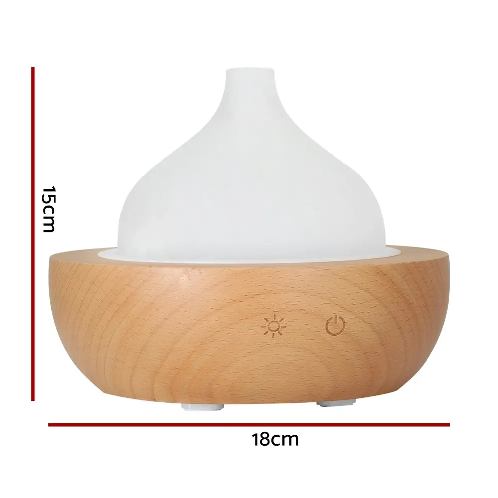 Devanti Aroma Diffuser Air Humidifier LED Glass