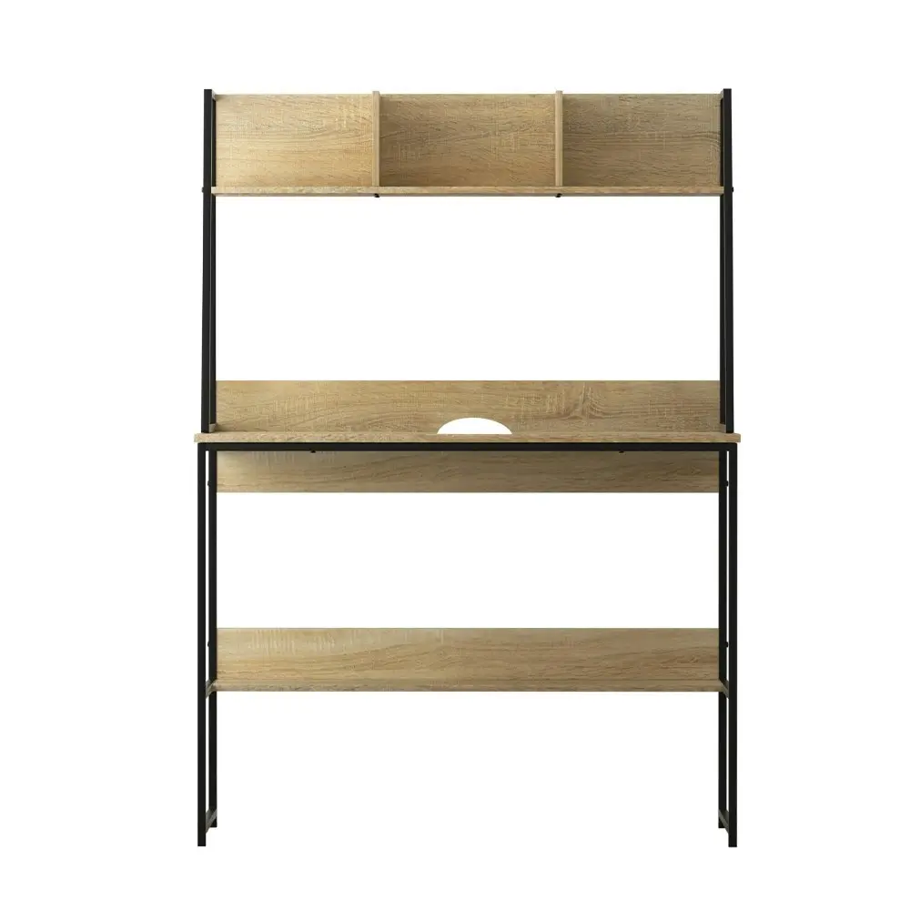 Artiss Computer Desk Bookshelf Storage 100CM Oak