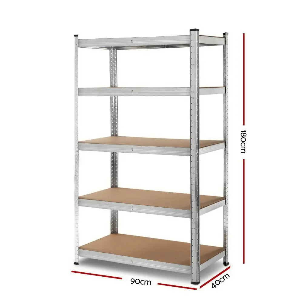 Giantz 1.8M Warehouse Shelving Rack Racking Garage Steel Metal Storage Shelves