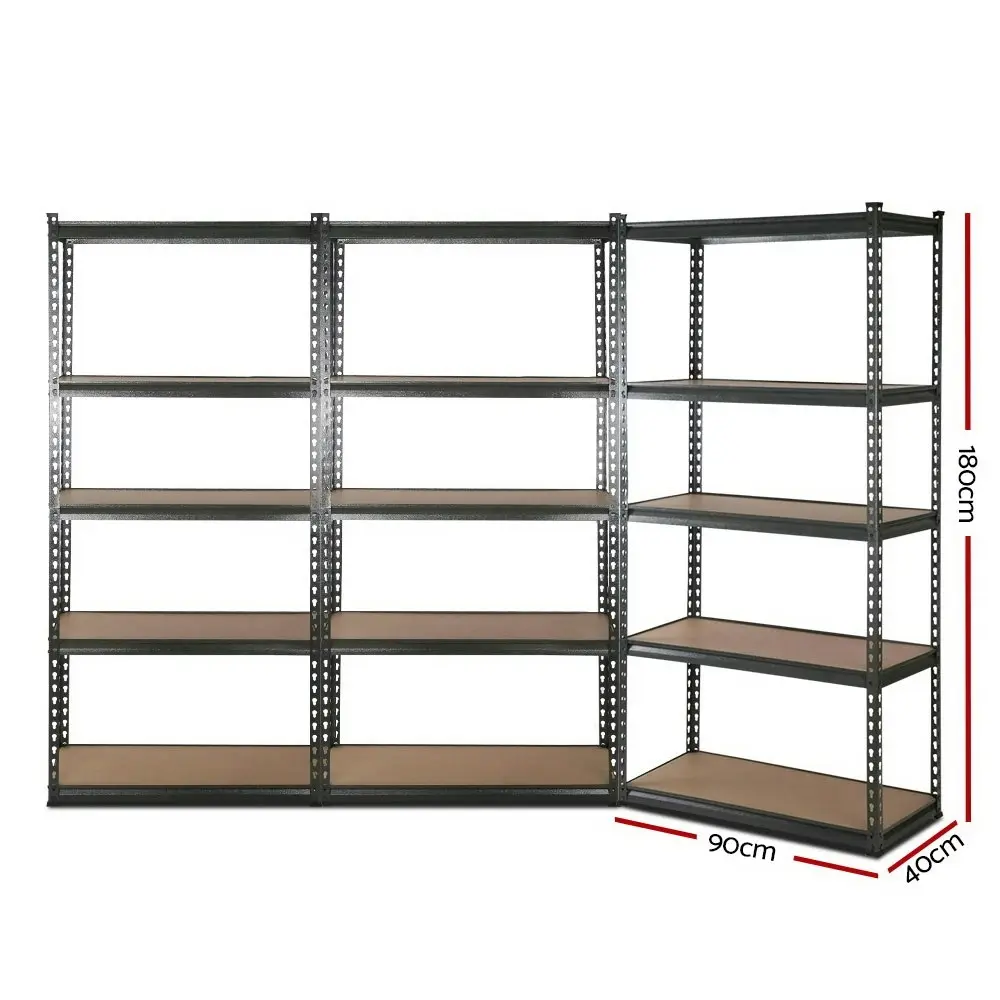 Giantz 3x1.8M Garage Shelving Warehouse Rack Pallet Racking Storage Steel