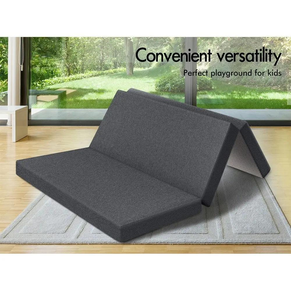 Starry Eucalypt Folding Mattress Fabric Foldable Foam Chair Portable Double