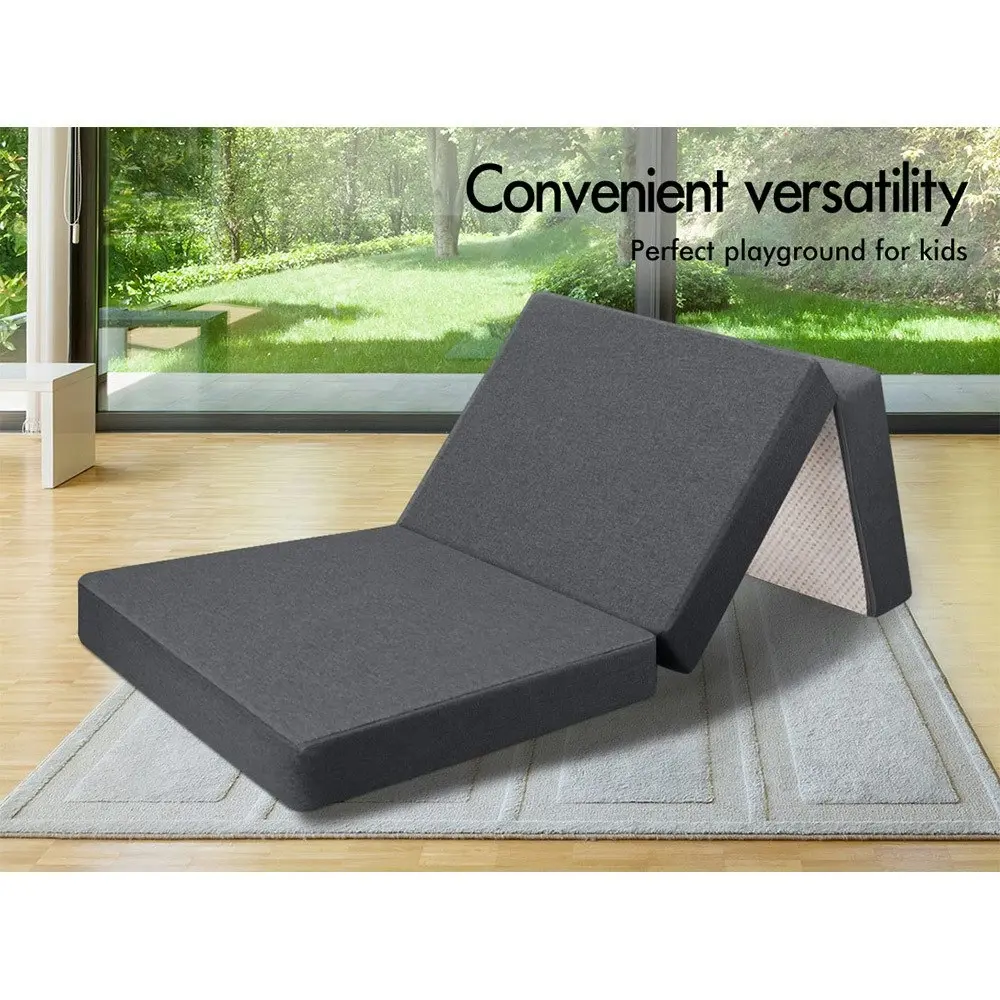 Starry Eucalypt Folding Mattress Foldable Fabric Chair Foam Portable Single