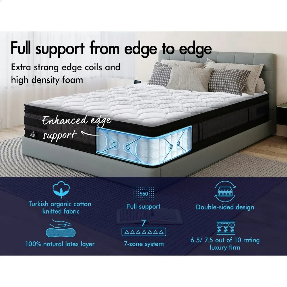 Starry Eucalypt Mattress Euro Top Flippable Double