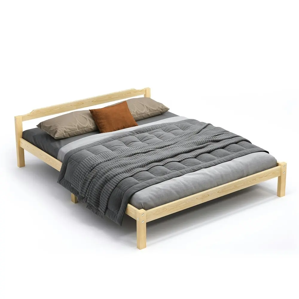 Alfordson Bed Frame King Size Wooden Base