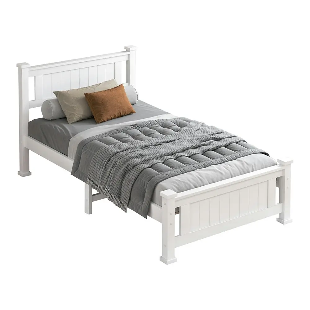 Alfordson Bed Frame Single Size Wooden Base Arne