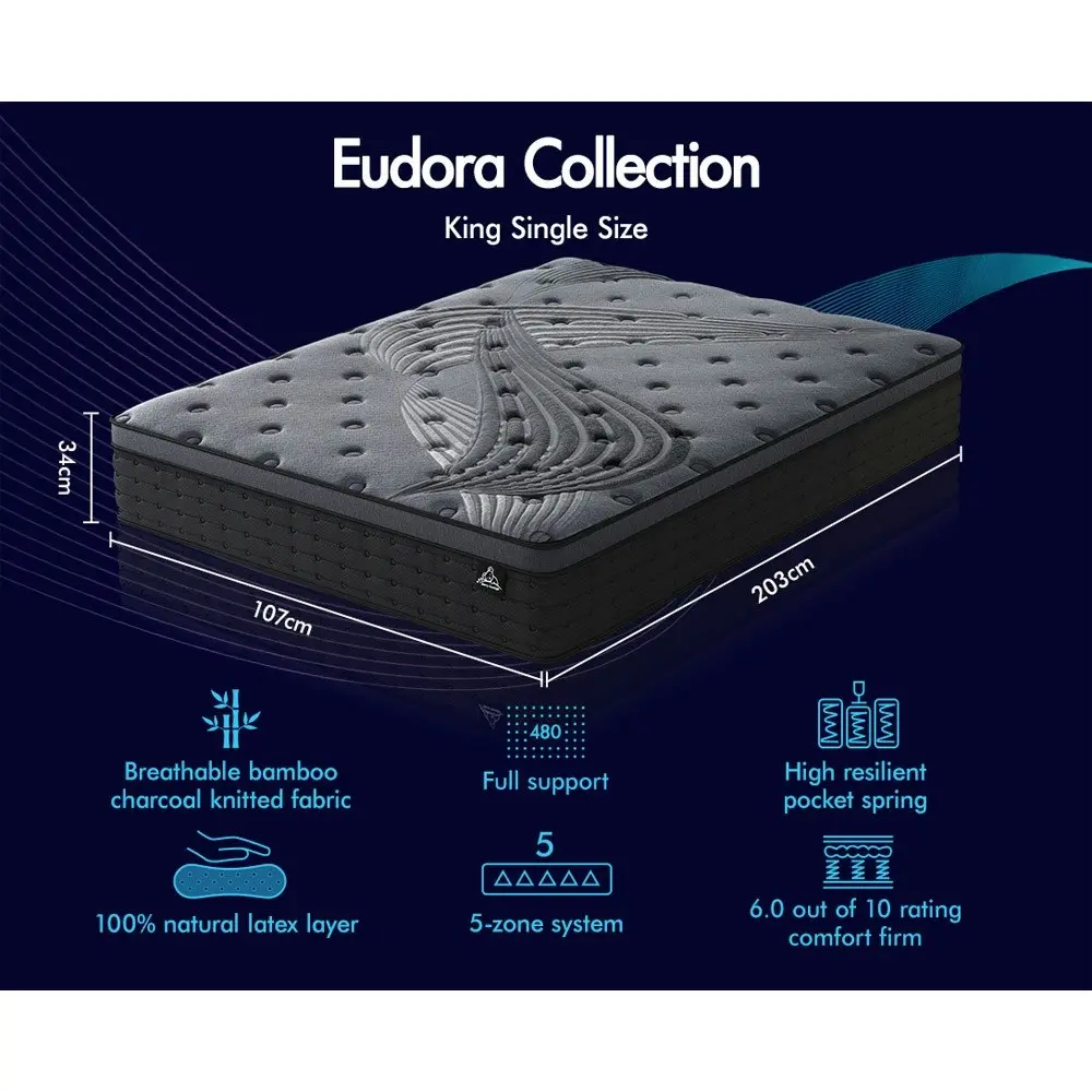 Starry Eucalypt Mattress Euro Top Bamboo King