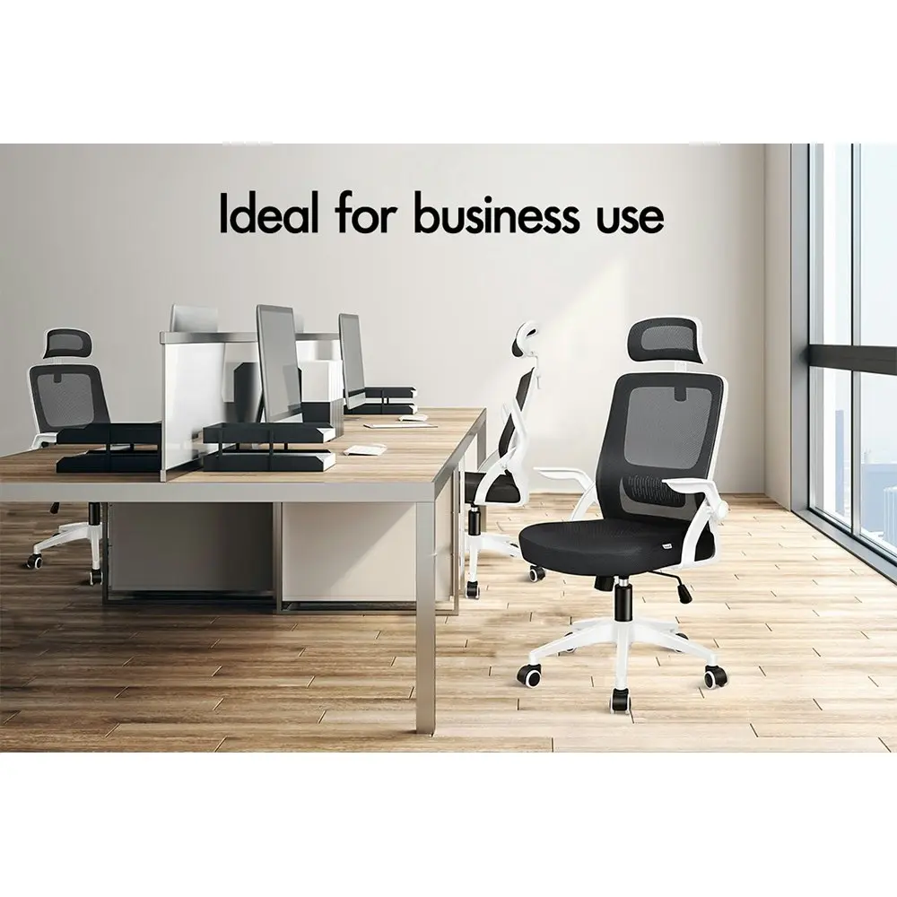 Alfordson Mesh Office Chair White & Black