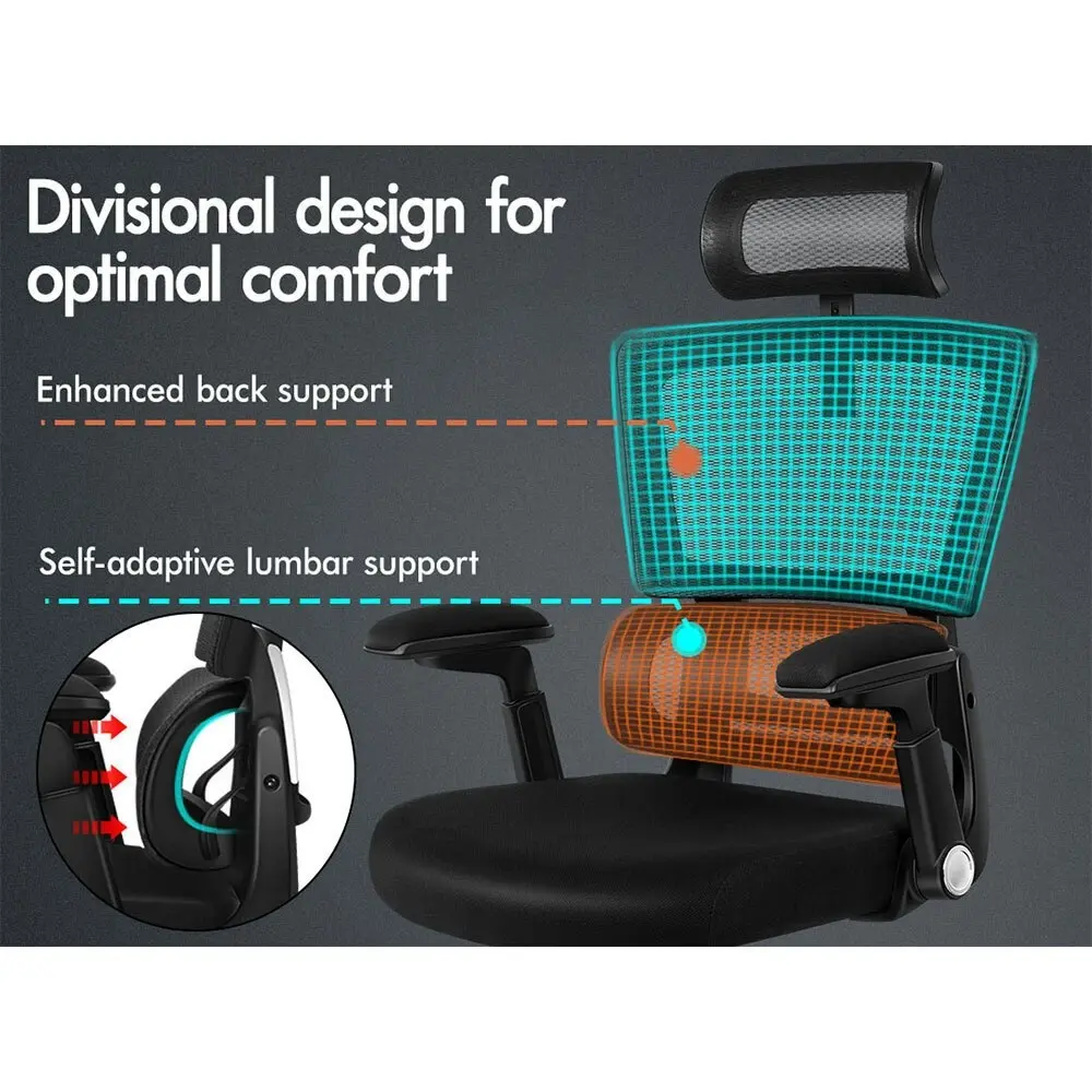 Alfordson Ergonomic Computer Mesh Office Chair Black