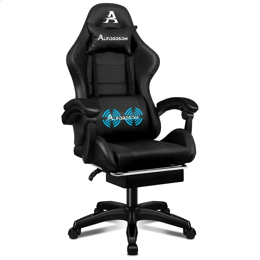 Alfordson Gaming Chair Extra Large Pillow Elite Black