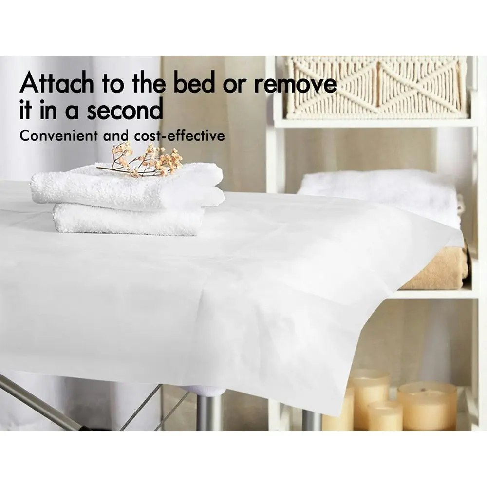 Alfordson Disposable Bed Sheet 300X White