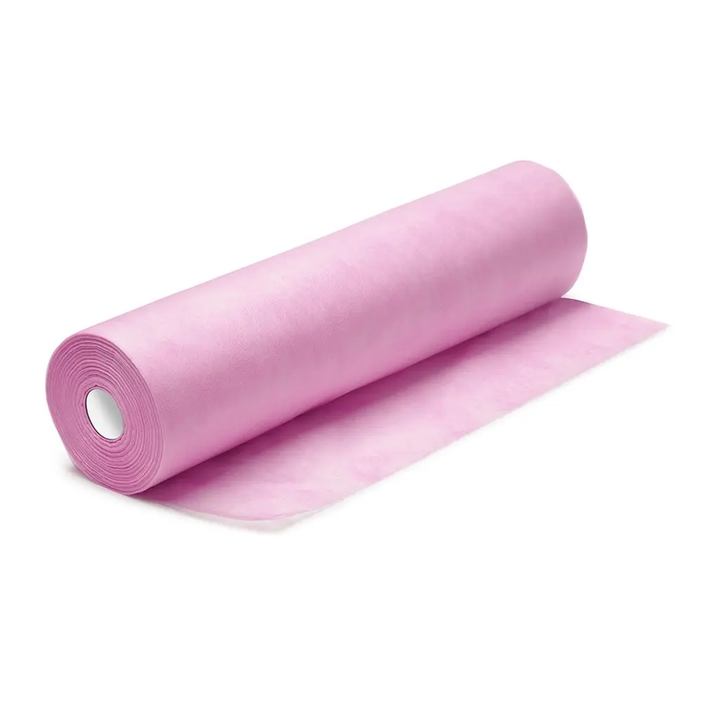 Alfordson 50X Disposable Bed Sheet Non-woven Massage Table Pink Cover SPA Salon