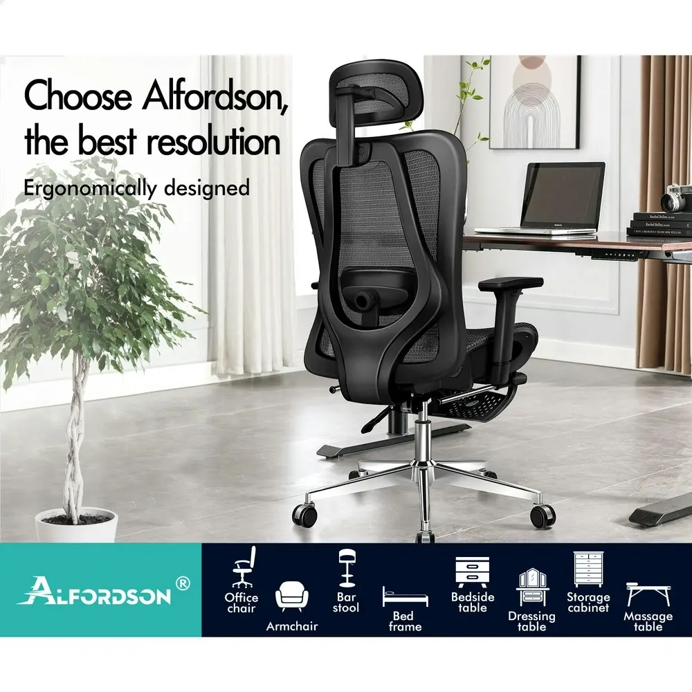 Alfordson Ergonomic Executive Mesh Office Chair Black