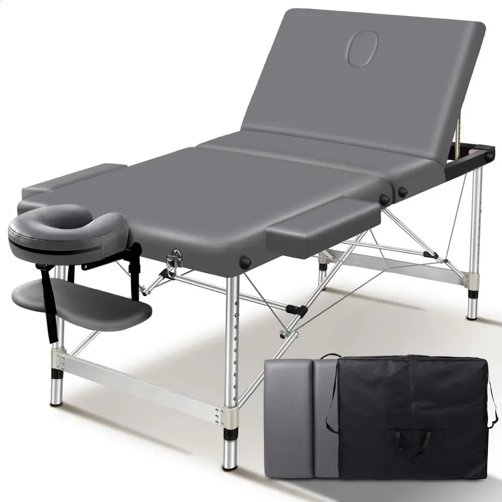 Alfordson Massage Table 3 Fold 65cm Grey