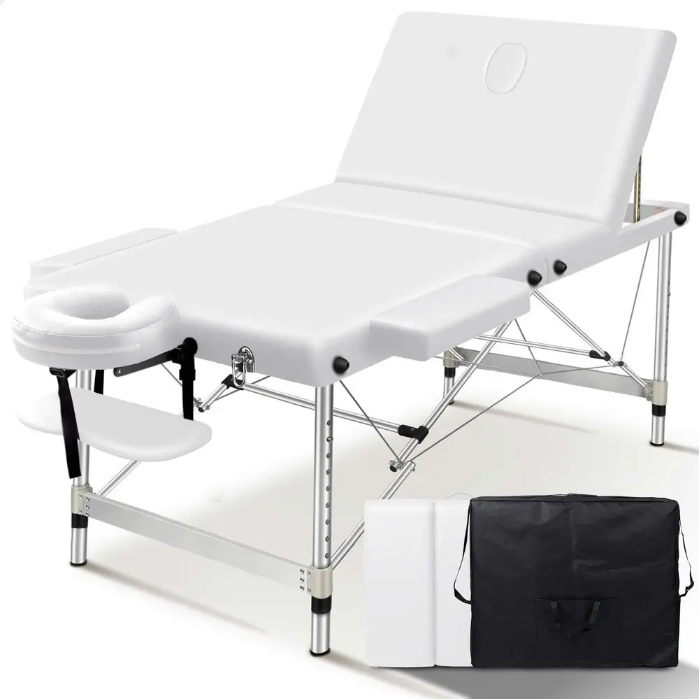 Alfordson Massage Table 3 Fold 65cm White