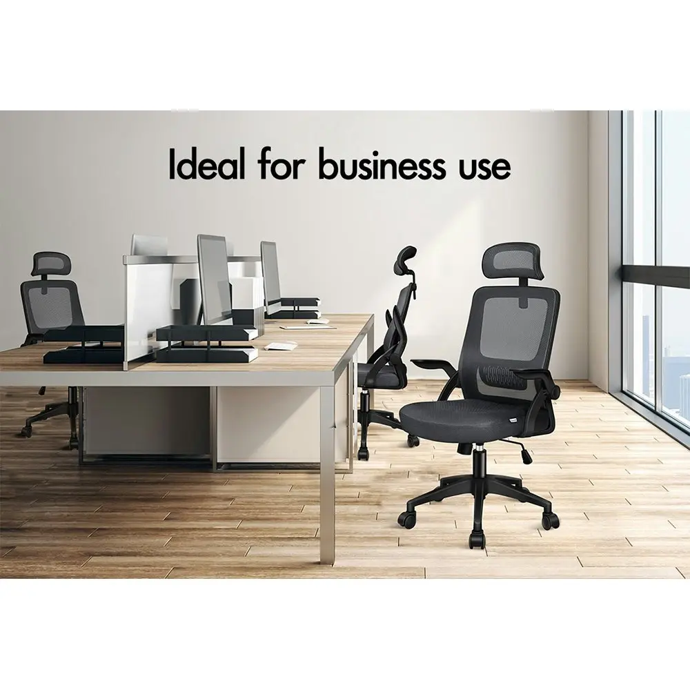 Alfordson Mesh Office Chair Dark Grey