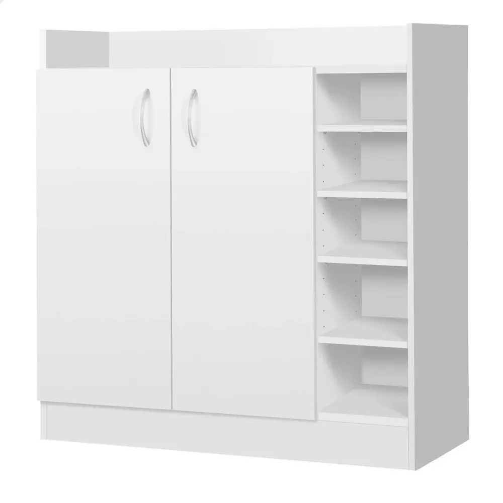 Alfordson Shoe Cabinet Rack 21 Pairs White