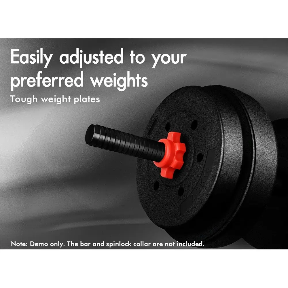 Black Lord 20kg Weight Plate Set Barbell Dumbbell Weight