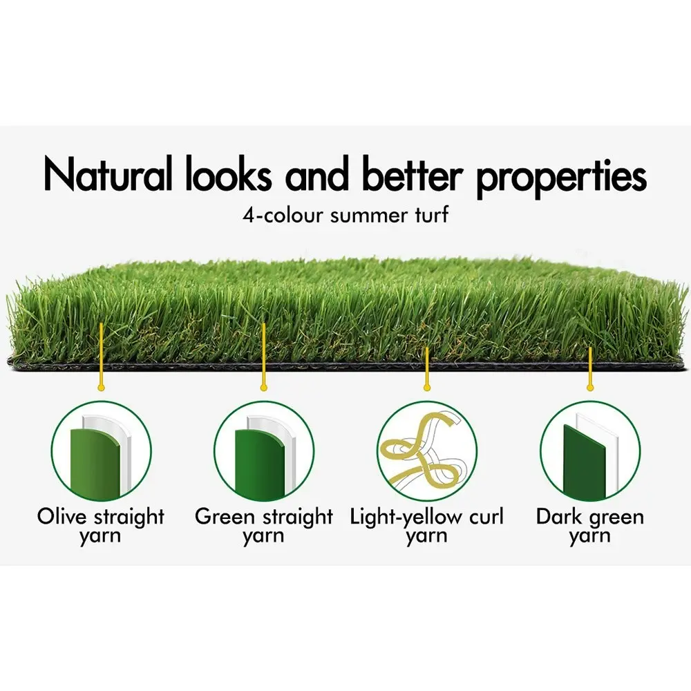 Otanic Artificial Grass 45mm 1x10m 20SQM Synthetic Turf Fake Yarn Lawn