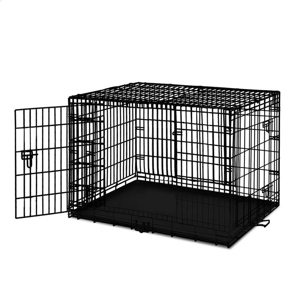 BEASTIE Dog Cage 36 inch Large Pet Crate Kennel Cat Metal Playpen Foldable