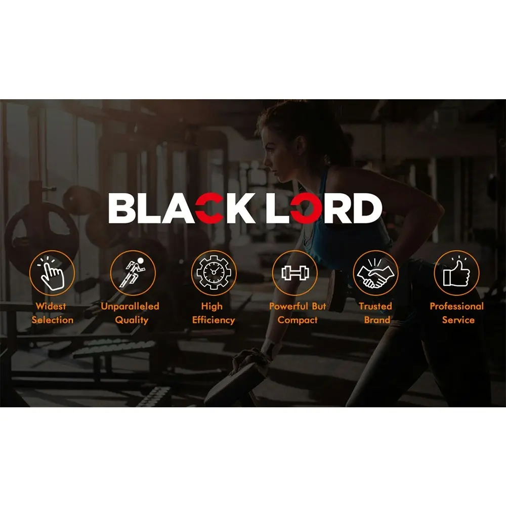 Black Lord Weight Bench FID Bench Fitness Flat Incline Decline Press Gym