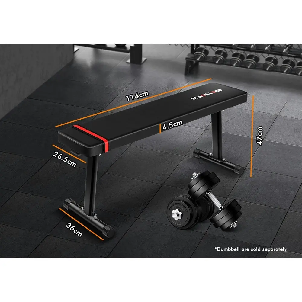 Black Lord Flat Weight Bench Press Squat Benches Multi-Station Fitness Gym